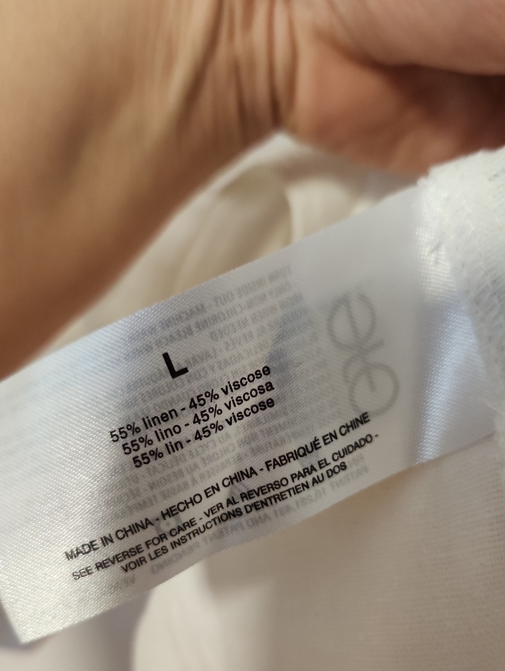 420.Nine West Linen Blend Vest - Picture 5 of 6